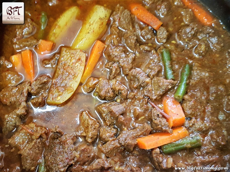 Preparation of Beef and Vegetable Curry