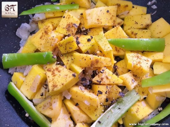 Pepper Pumpkin Dry Vegetable Recipe - BFT .. for the love of Food.