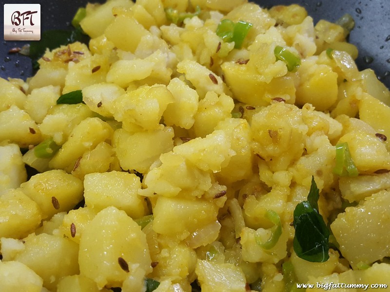 Making of Goan Potato Patol Bhaji