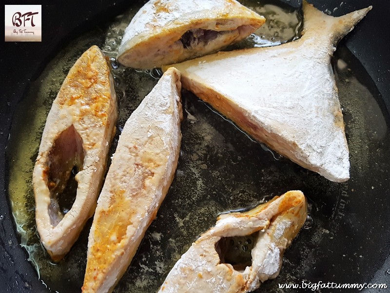 Making of Crisp Fried Pomfret