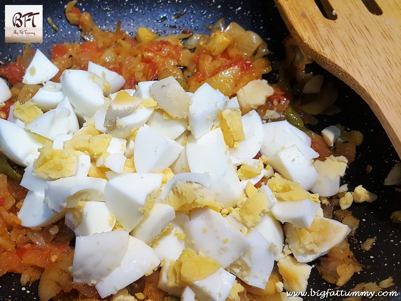 Preparation of Egg Chilly Fry