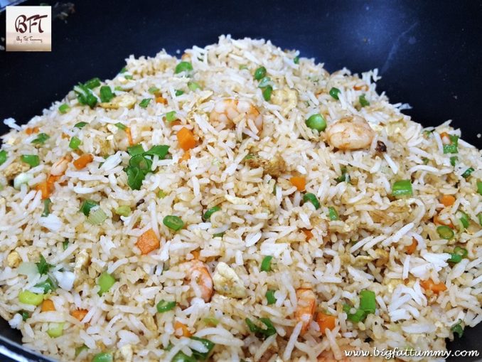 Prawn Egg Fried Rice Recipe - BFT .. for the love of Food.