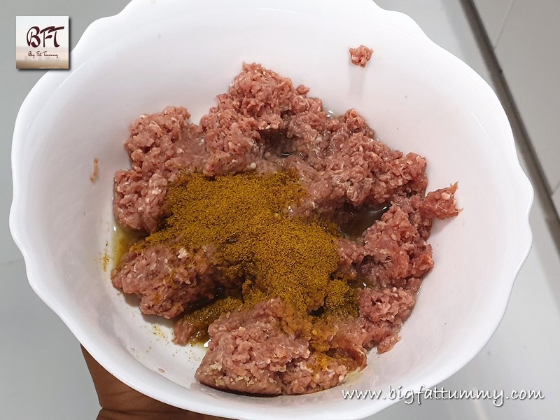 Preparation of Raw Beef Mince Cutlet