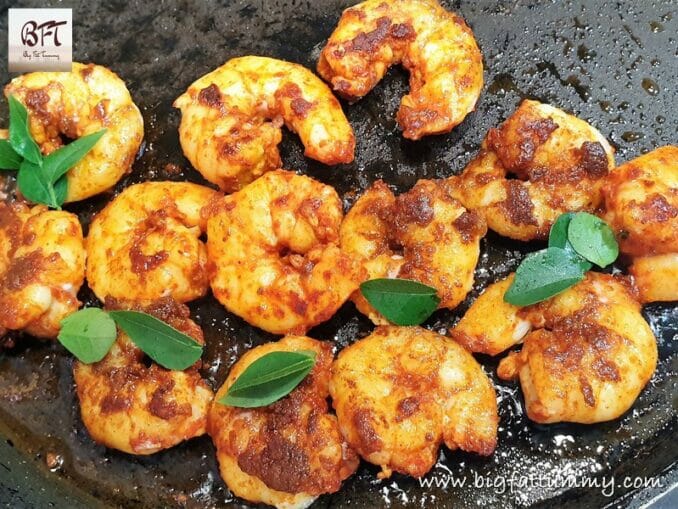 Quick Prawn Masala Fried Recipe - BFT .. for the love of Food.