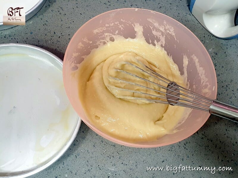 Making of Cream and Fruit Cake